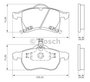 Imagen de PASTILLAS DE FRENO DELANTERA CHEVROLET MERIVA 1.8